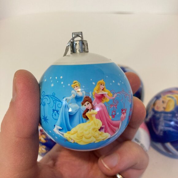 Disney Princess Cinderella Aurora Christmas Bulb Ornaments Holiday - Picture 3 of 6
